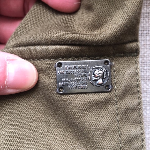 Diesel Moto Jacket shacket - army green - Picture 4 of 6